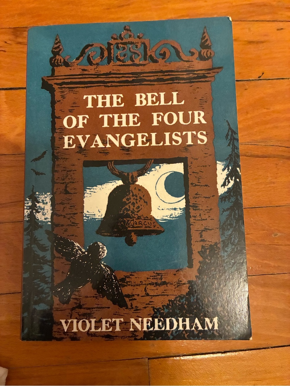The Bell of the Four Evangelists by Violet Needham - Teal & Brown Cover